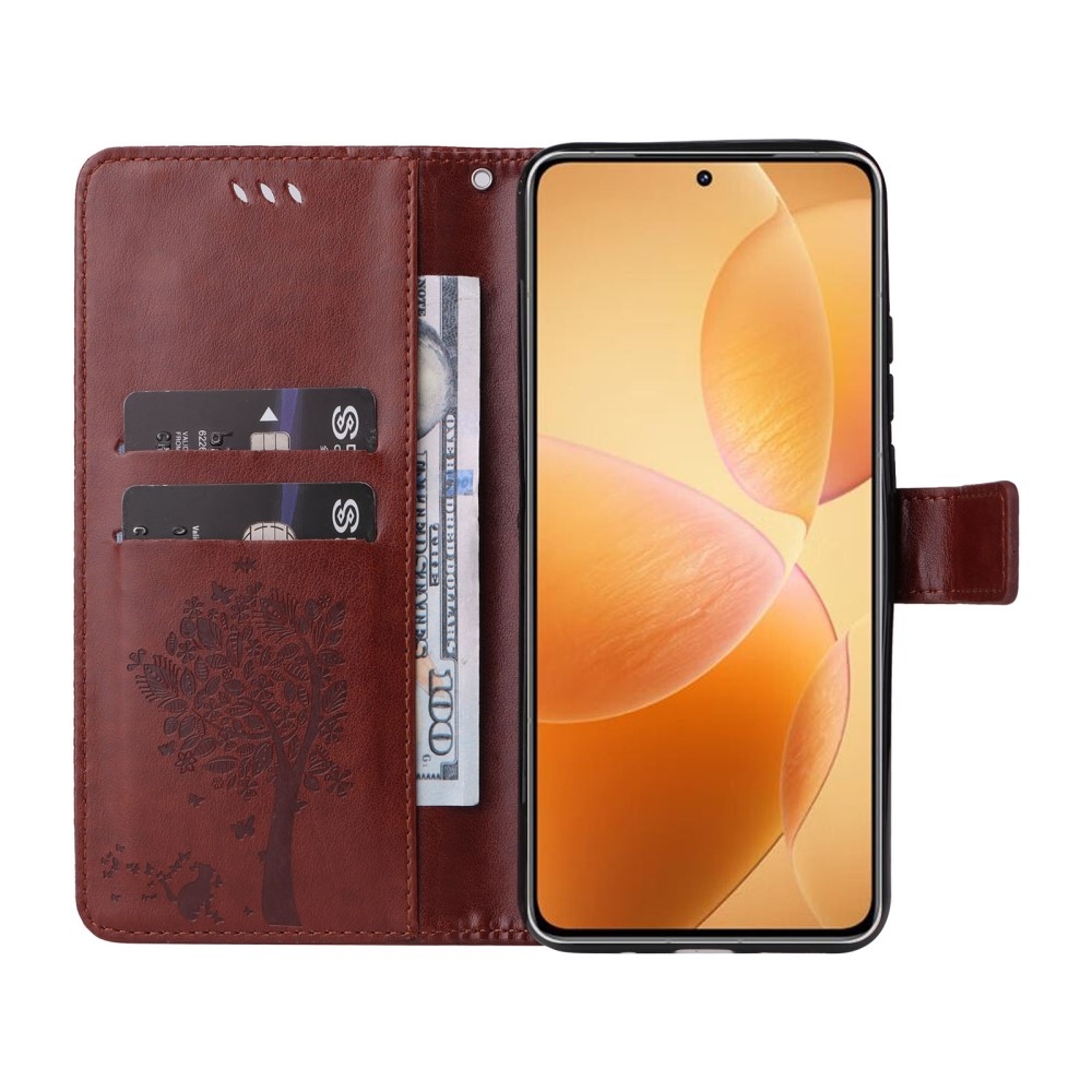 Fák könyve tok Xiaomi 14T Pro - barna