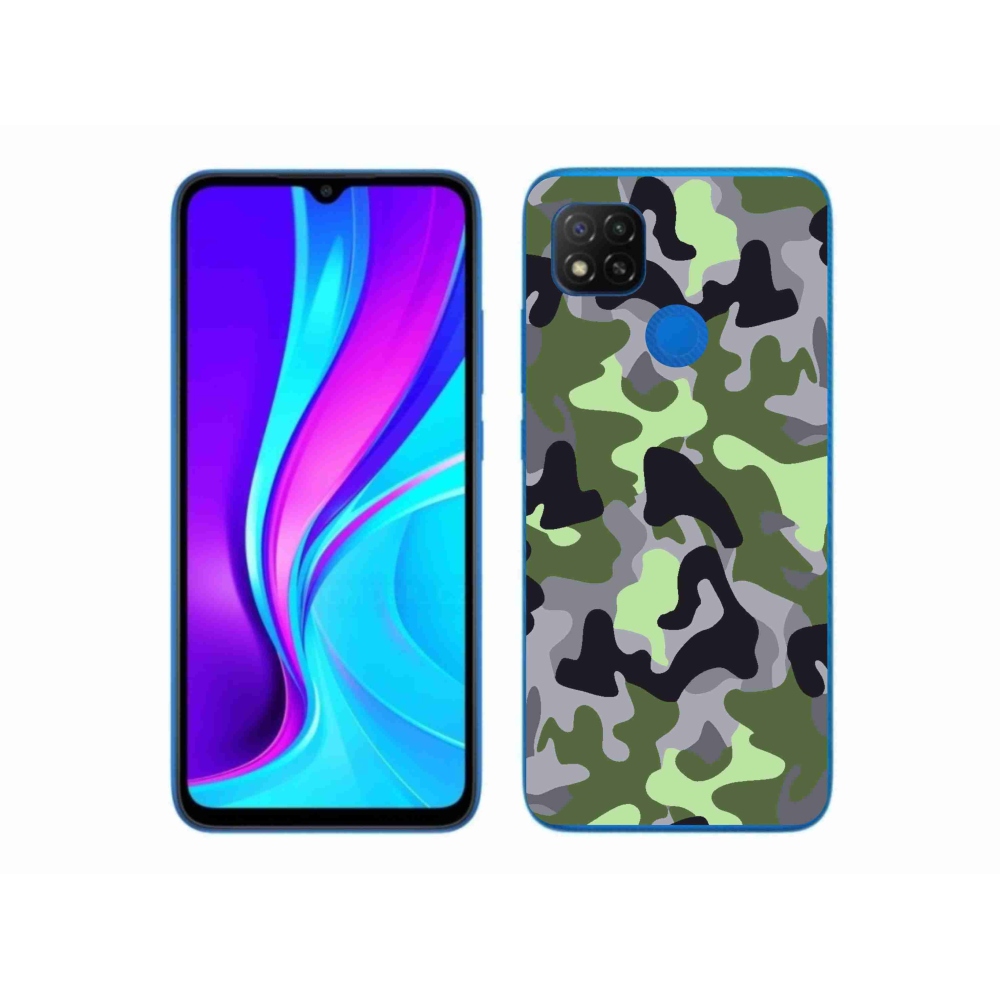 Gél borítás mmCase a Xiaomi Redmi 9C-hez - terepszínű minta 7