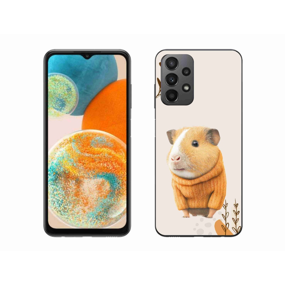 Gél borítás mmCase Samsung Galaxy A23 4G/5G - tengerimalac pulóverben - Samsung Galaxy A23 4G/5G számára