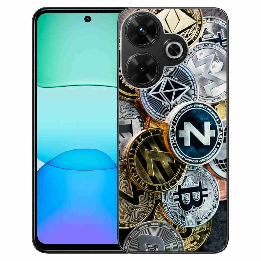 Gél borítás mmCase a Xiaomi Redmi 13 4G/Poco M6 4G - kriptovalutákhoz