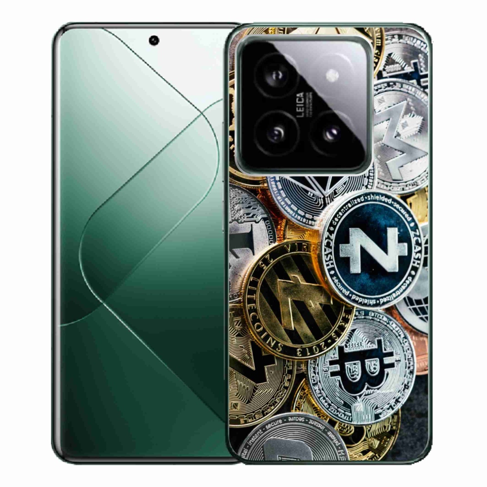 Gél borítás mmCase a Xiaomi 14 Pro számára - kriptovaluták