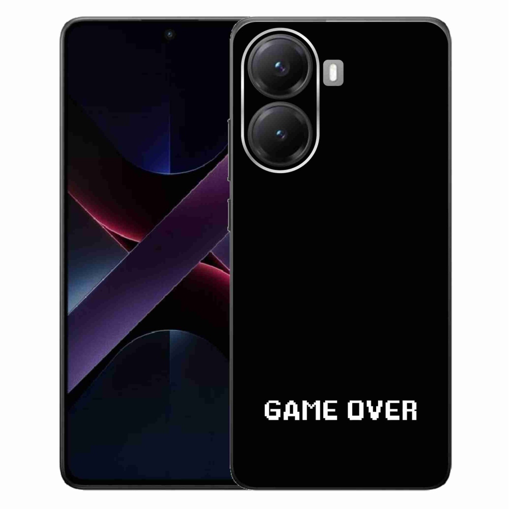 Gél borítás mmCase a Xiaomi Poco X7 Pro 5G számára - játék fekete háttérrel