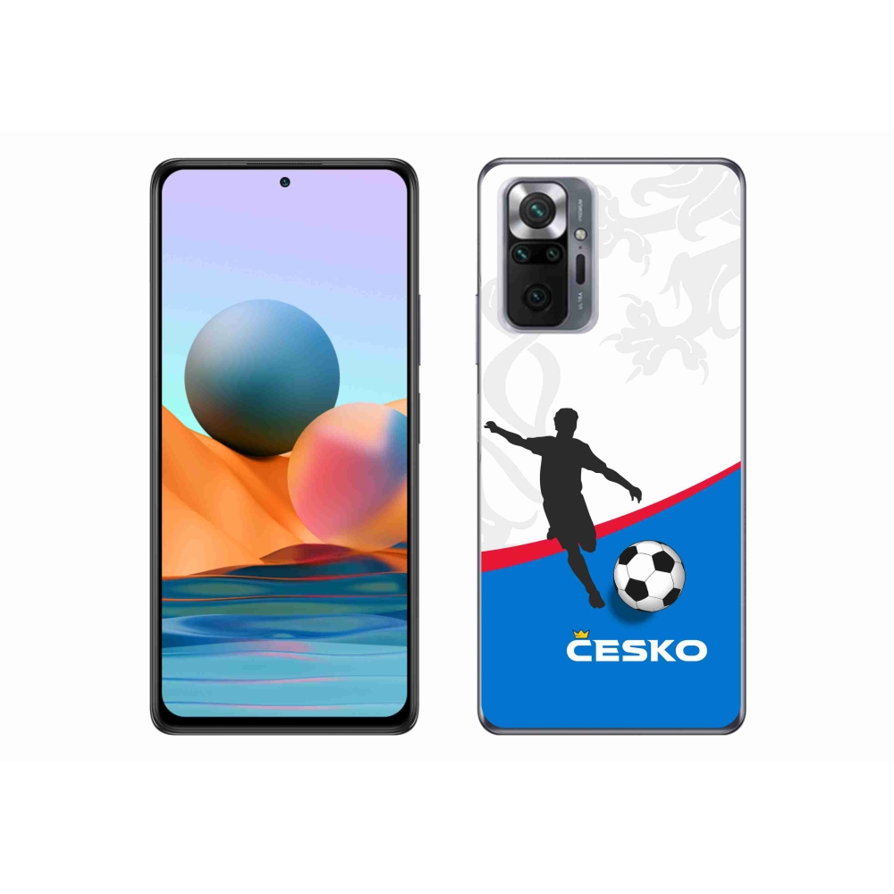 Gél borítás mmCase a Xiaomi Redmi Note 10 Pro - futball Csehország 1