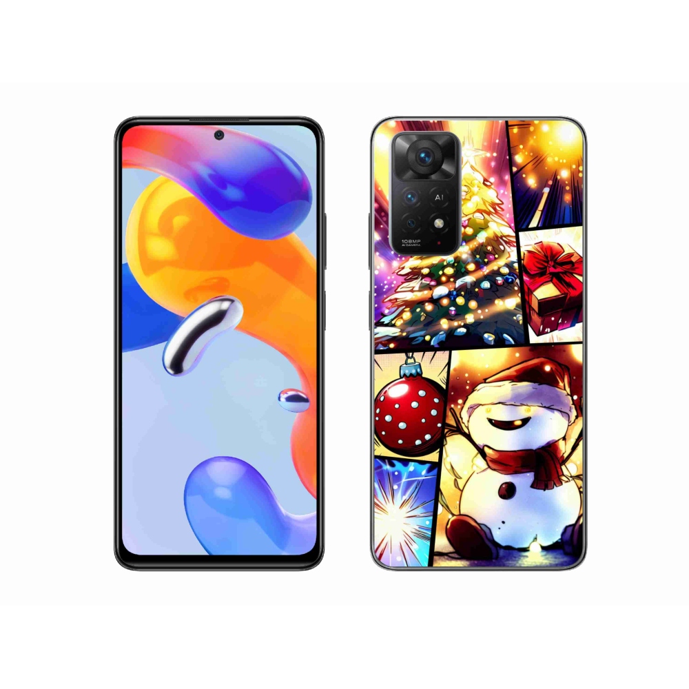 Gél borítás mmCase a Xiaomi Redmi Note 11 Pro 4G/5G számára - karácsonyi motívumok 1