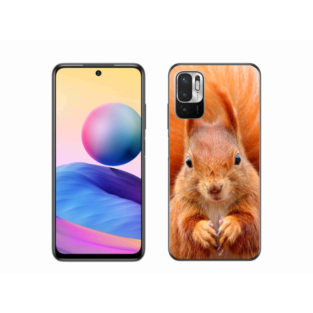 Zselés borítás mmCase a Xiaomi Poco M3 Pro/5G számára - mókus