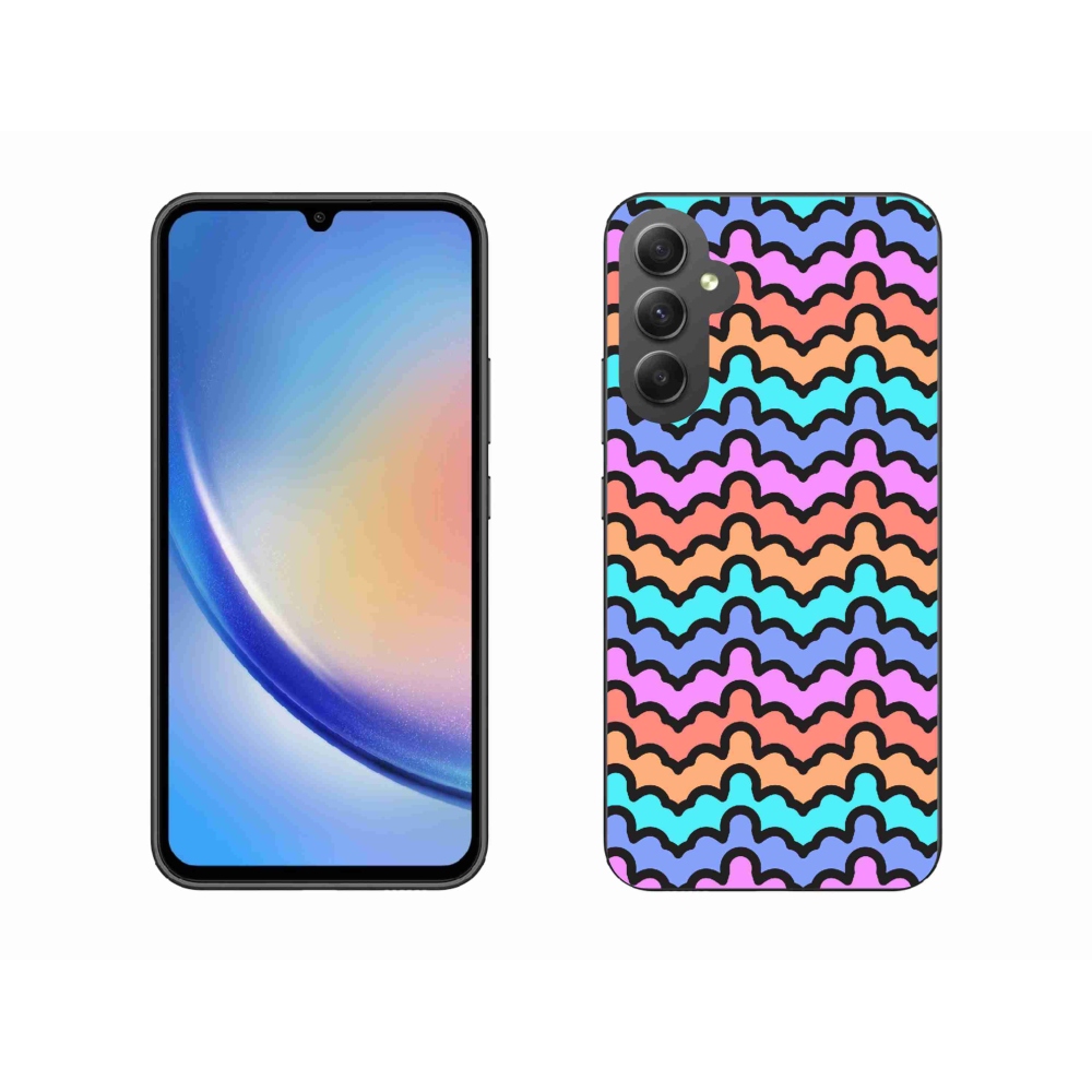 Gél borítás mmCase Samsung Galaxy A34 5G - absztrakt motívum 30