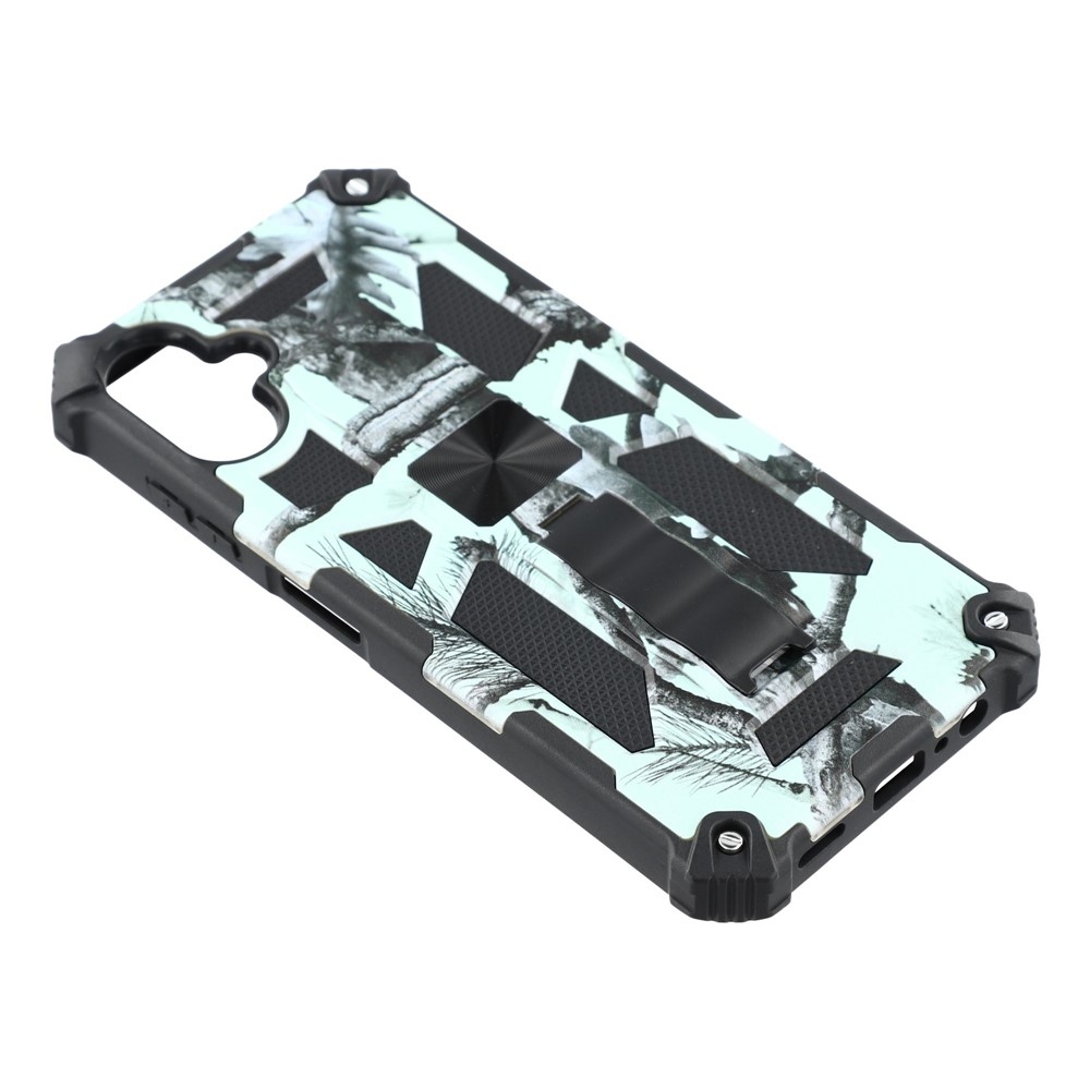 Camouflage tartós borító Samsung Galaxy A07 4G készülékhez - világoszöld