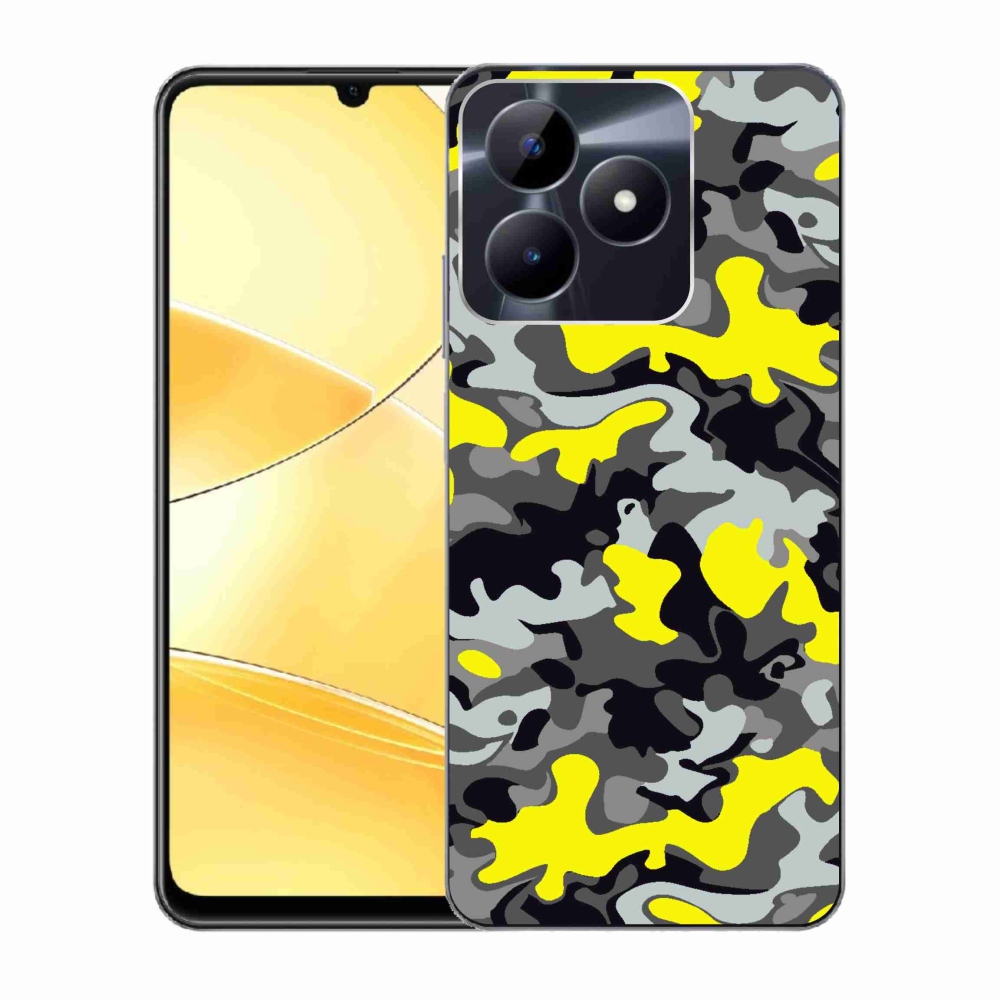 Zselés borítás mmCase a Realme C51/C53 készülékhez - terepszínű minta 6