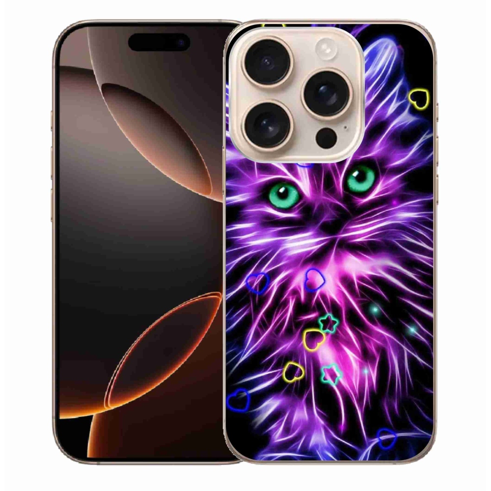 Gél borítás mmCase iPhone 16 Pro Max készülékhez - absztrakt macska