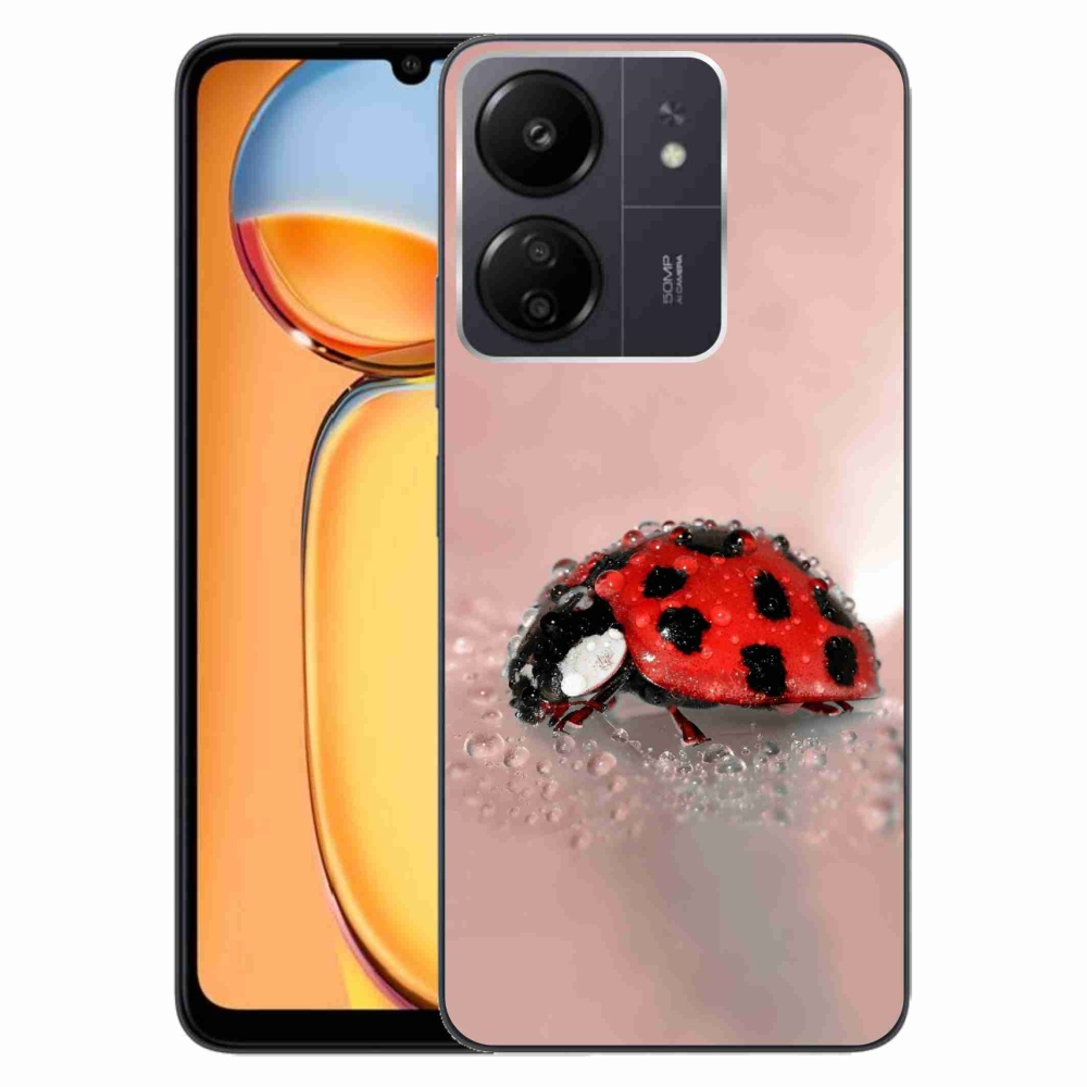 Gél borítás mmCase a Xiaomi Poco C65/Redmi 13C készülékhez - katicabogár