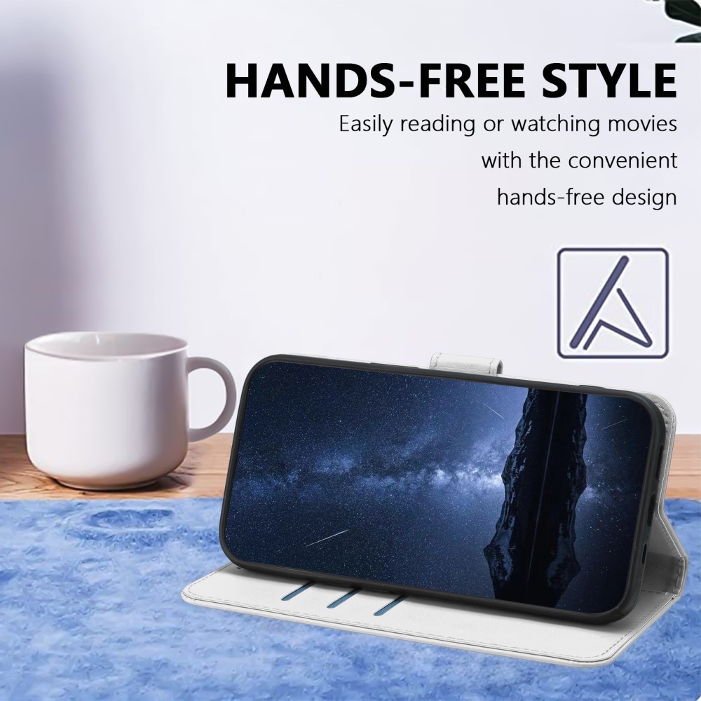 Könyvtáska a Honor 400 Lite-hoz - ezüst színű