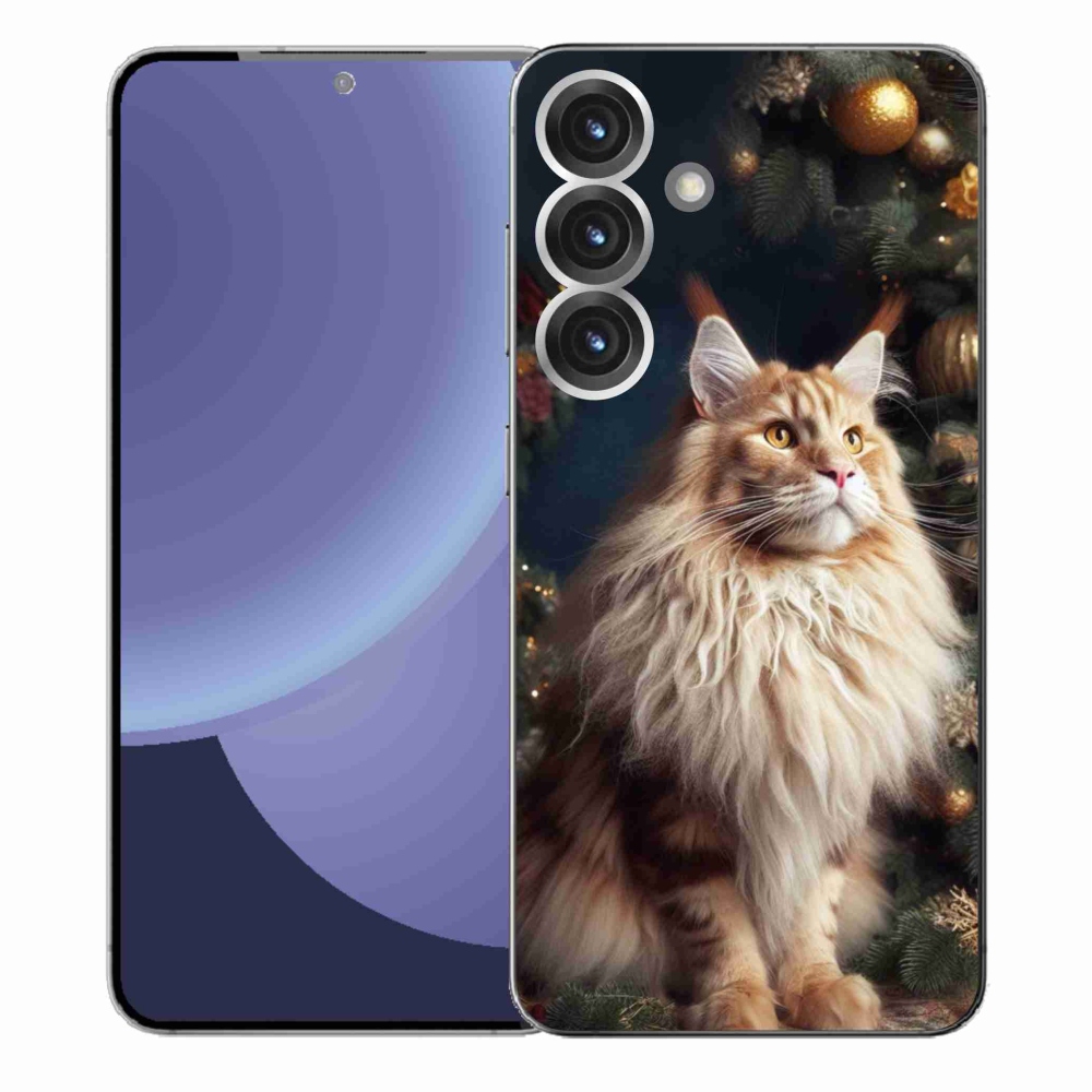 Gél borítás mmCase Samsung Galaxy S25+ készülékhez - macska a fánál