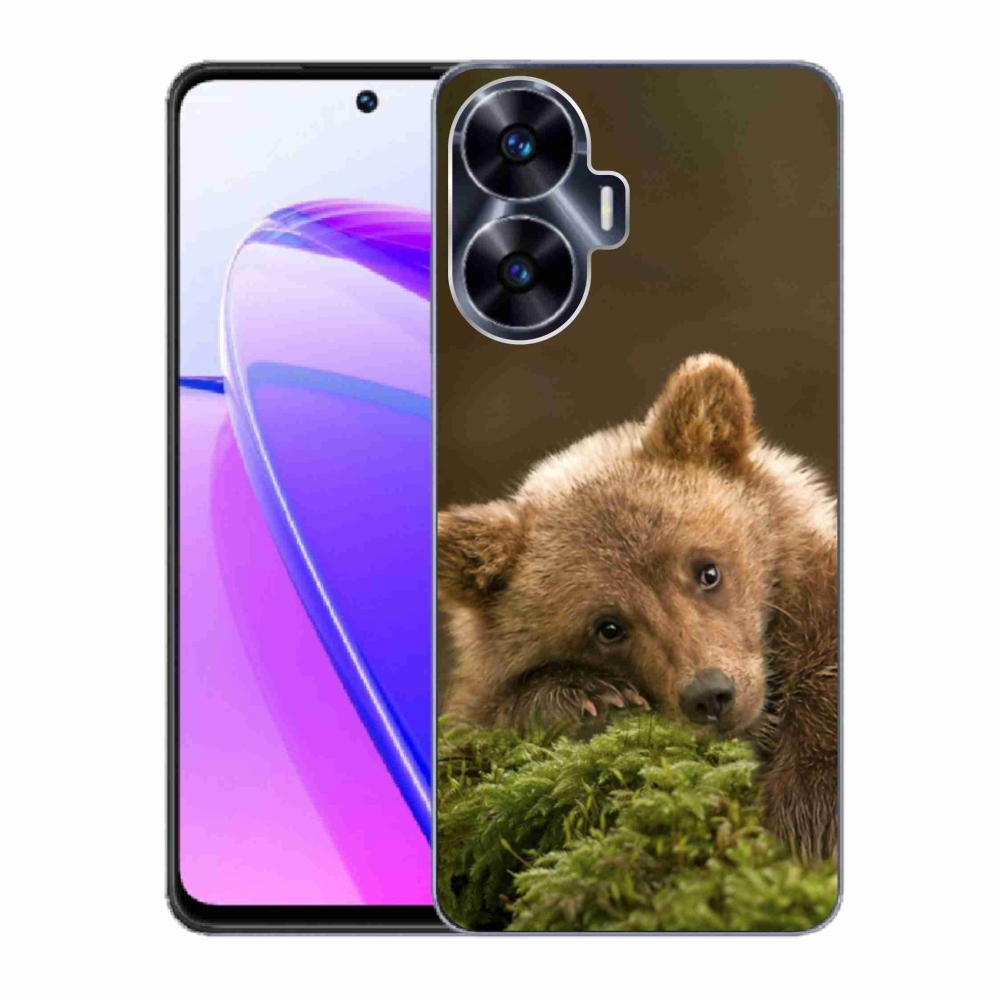 Zselés borítás mmCase a Realme C55 készülékhez - medve