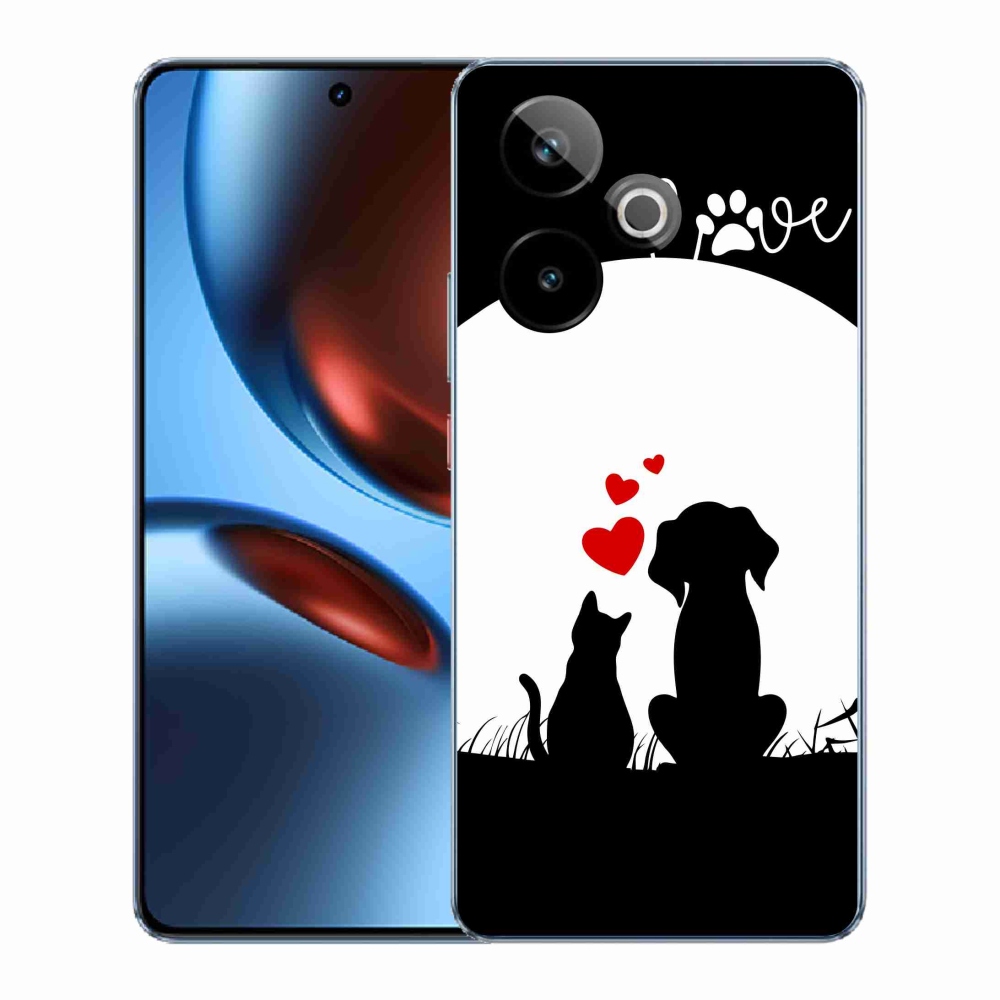 Gél borítás mmCase a Realme GT 7 5G/GT 7T 5G - állati szeretethez