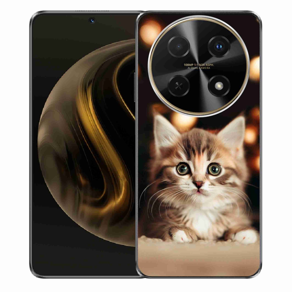 Gél borító mmCase a Huawei Nova 12i készülékhez - aranyos cica 2