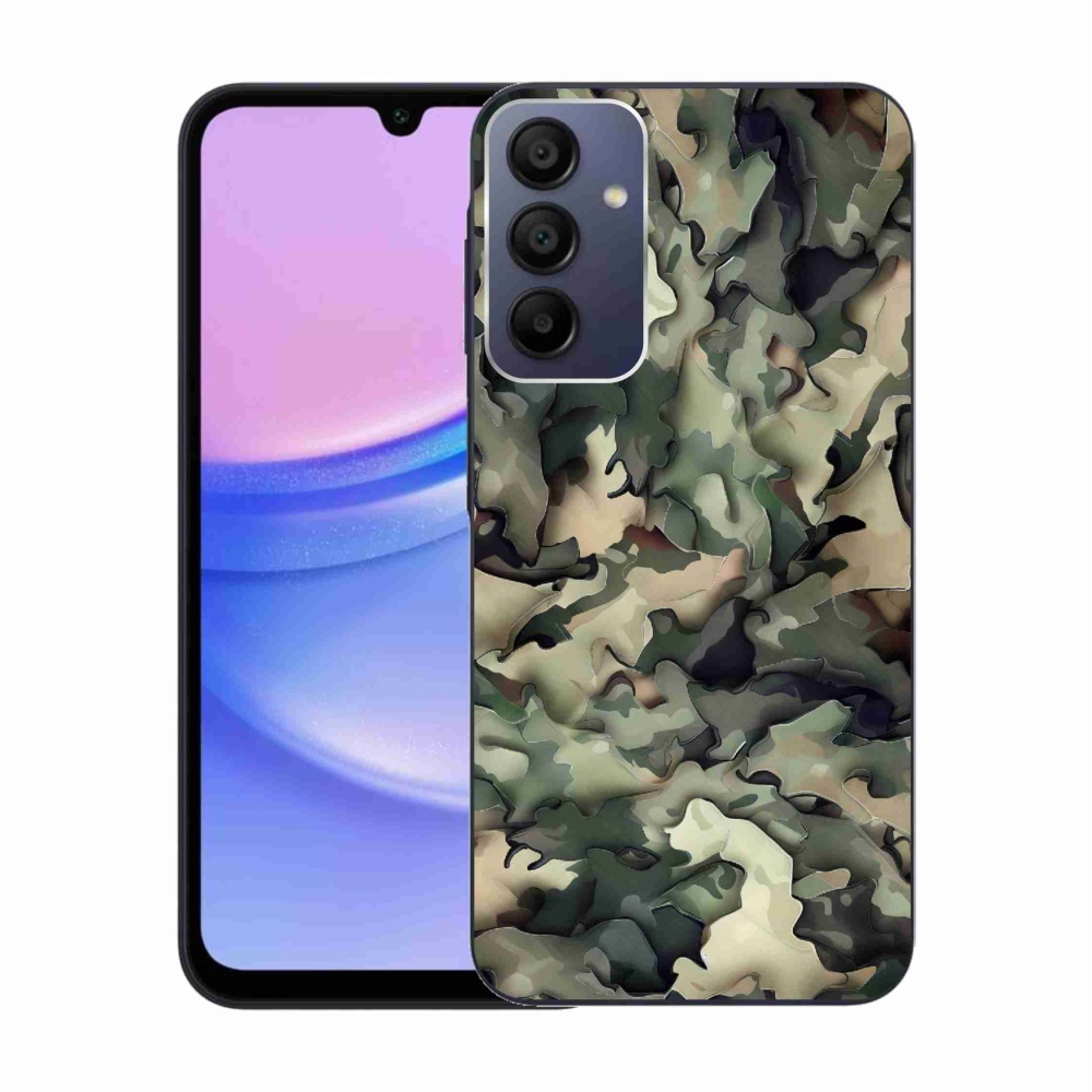 Zselés borítás mmCase Samsung Galaxy A15 4G/5G - terepszínű minta 9