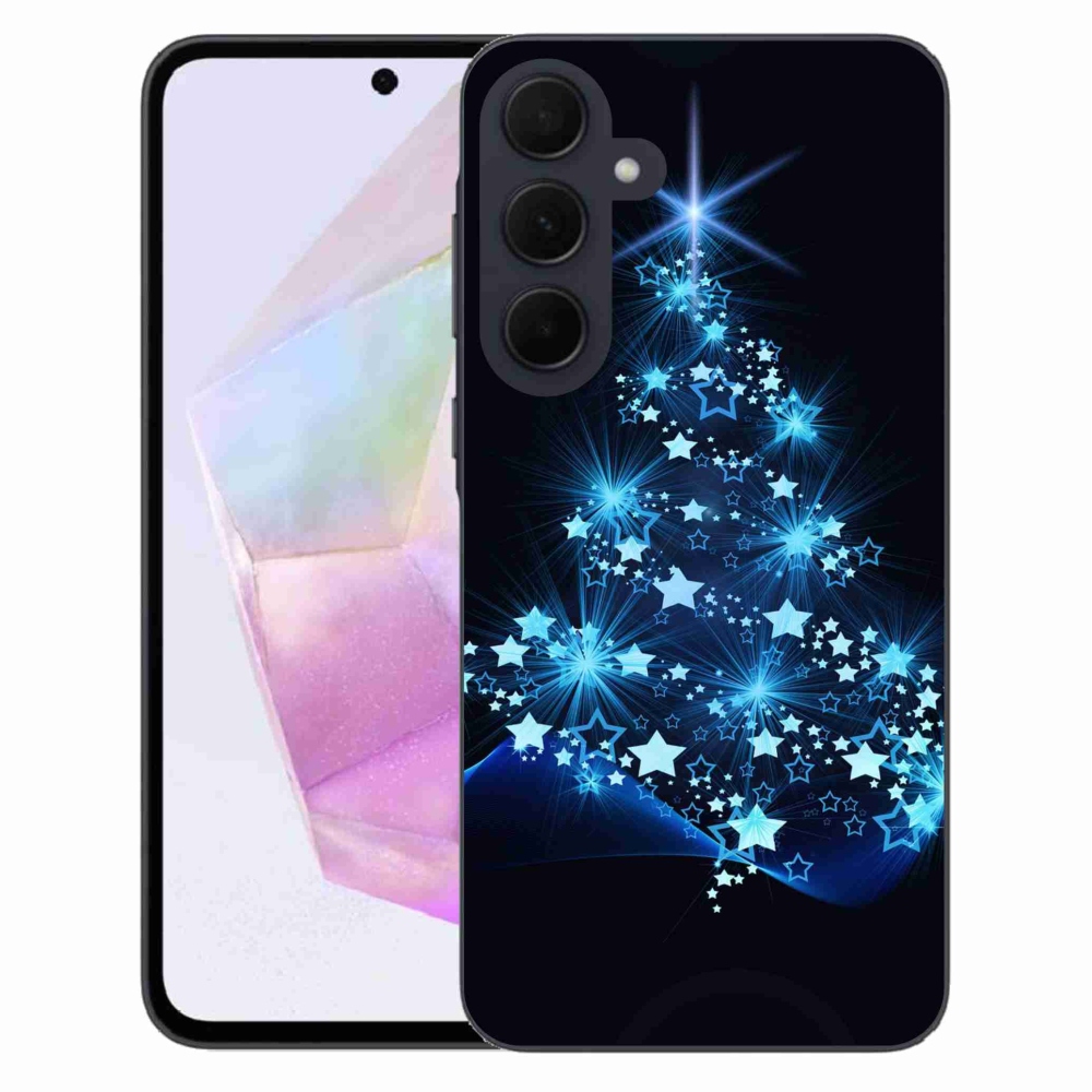 Gél borítás mmCase Samsung Galaxy A35 5G - karácsonyfa