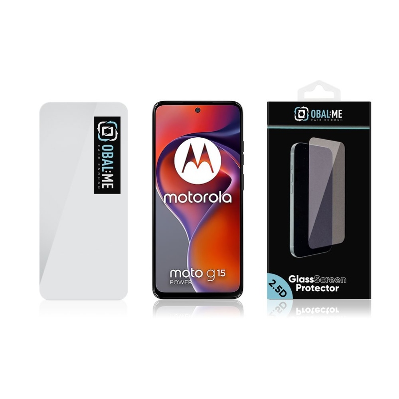 CSOMAG:ME 2.5D edzett üveg Motorola G15/G15 Power Clear számára