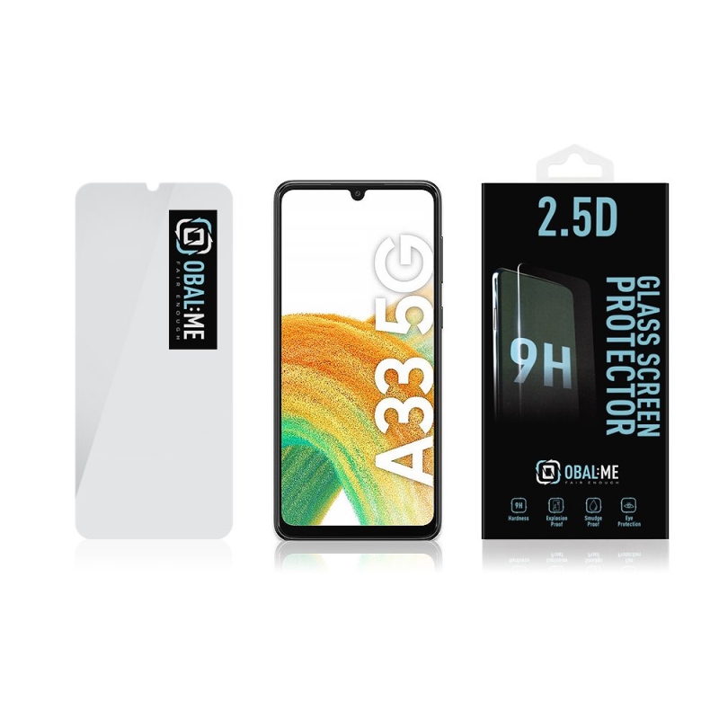Cover:Me 2.5D edzett üveg a Samsung Galaxy A33 5G számára Tiszta