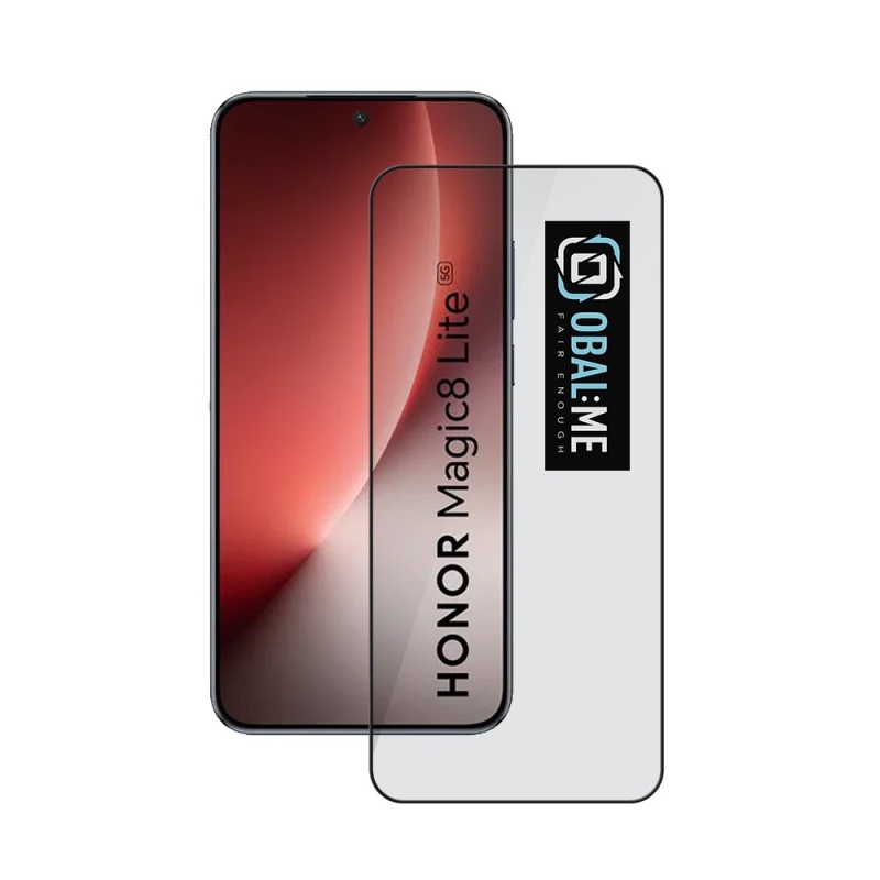 CSOMAG:ME 5D edzett üveg a Honor Magic8 Lite fekete színű készülékhez