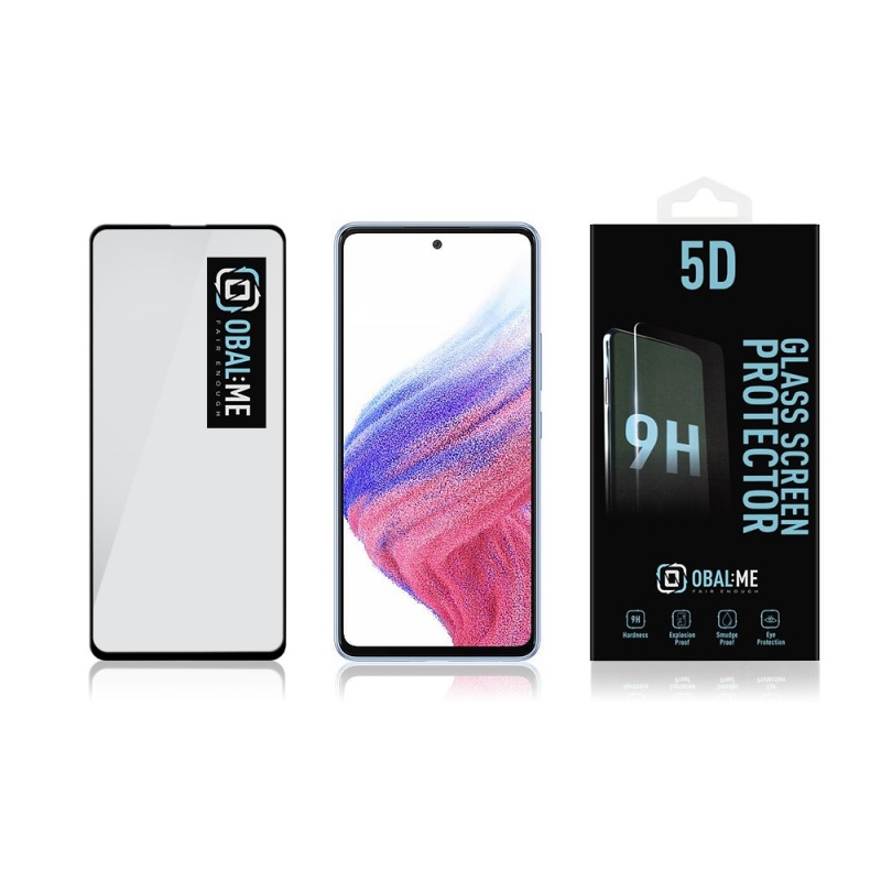 Cover:Me 5D edzett üveg Samsung Galaxy A52/A52 5G/A52s 5G/A53 5G fekete