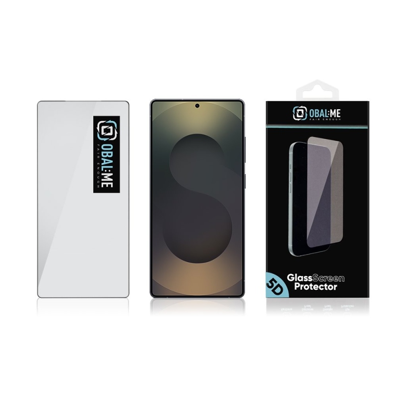 CSOMAG:ME 5D edzett üveg Samsung Galaxy S25 Ultra Fekete