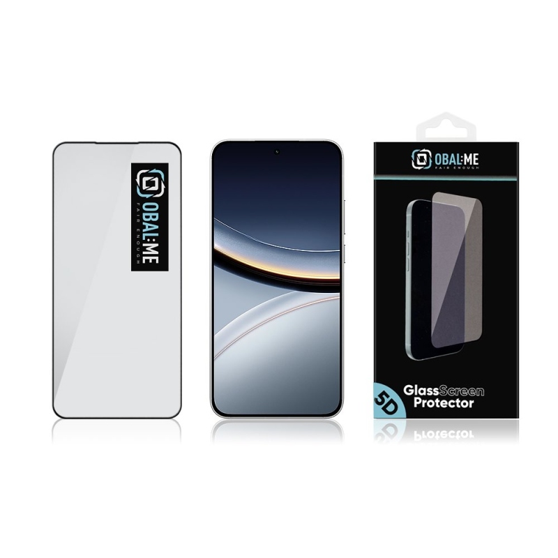 CSOMAG:ME 5D edzett üveg Xiaomi Poco F7 Fekete