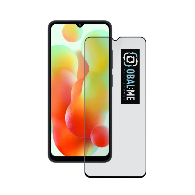 Fedél:Me 5D edzett üveg Xiaomi Redmi 12C Fekete