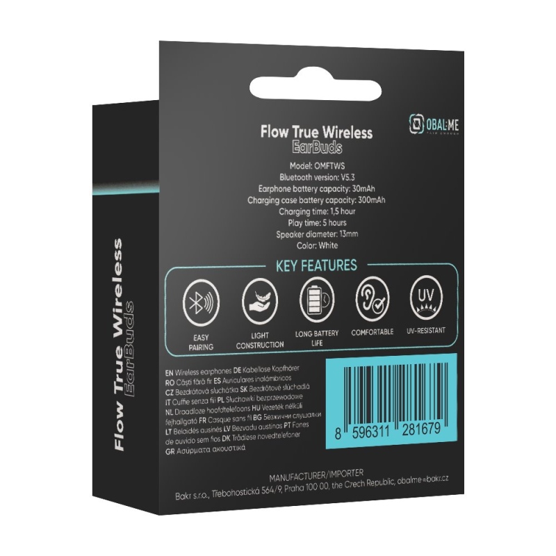 CSOMAGOLÁS: ME Flow True Wireless fülhallgató, fehér