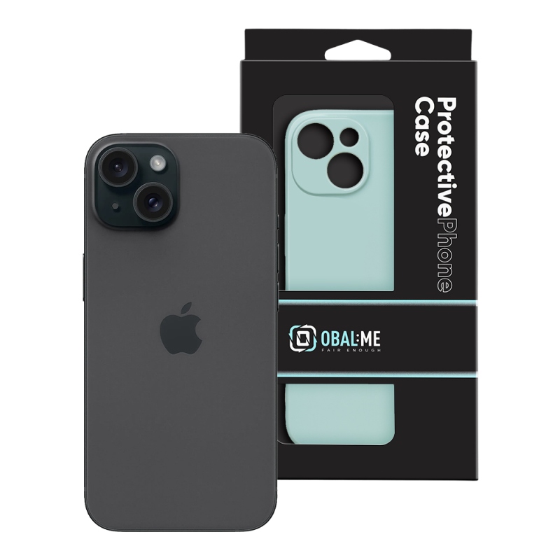 TOK: ME Glossy tok az Apple iPhone 15-hez, menta színű