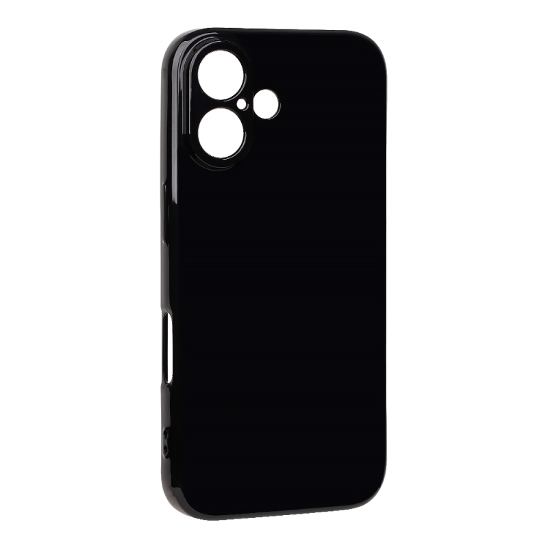 TOK: ME Glossy tok az Apple iPhone 16-hoz, fekete