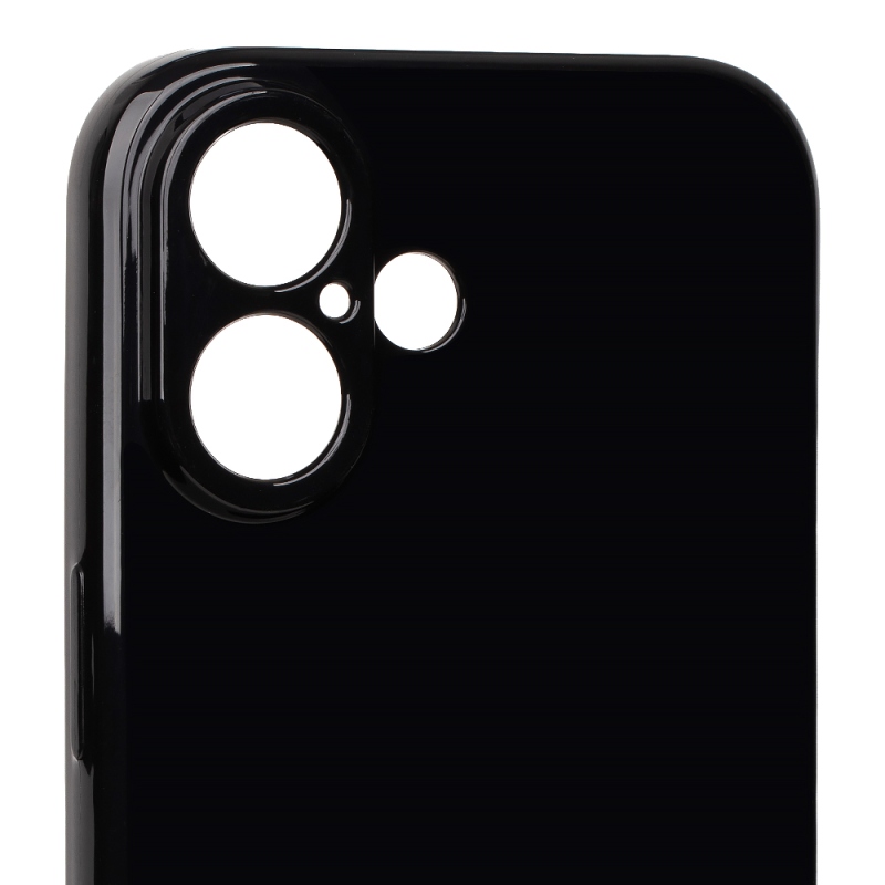 TOK: ME Glossy tok az Apple iPhone 16-hoz, fekete