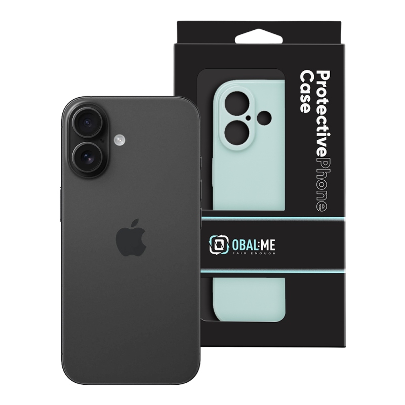 TOK: ME Glossy tok az Apple iPhone 16-hoz, menta színű