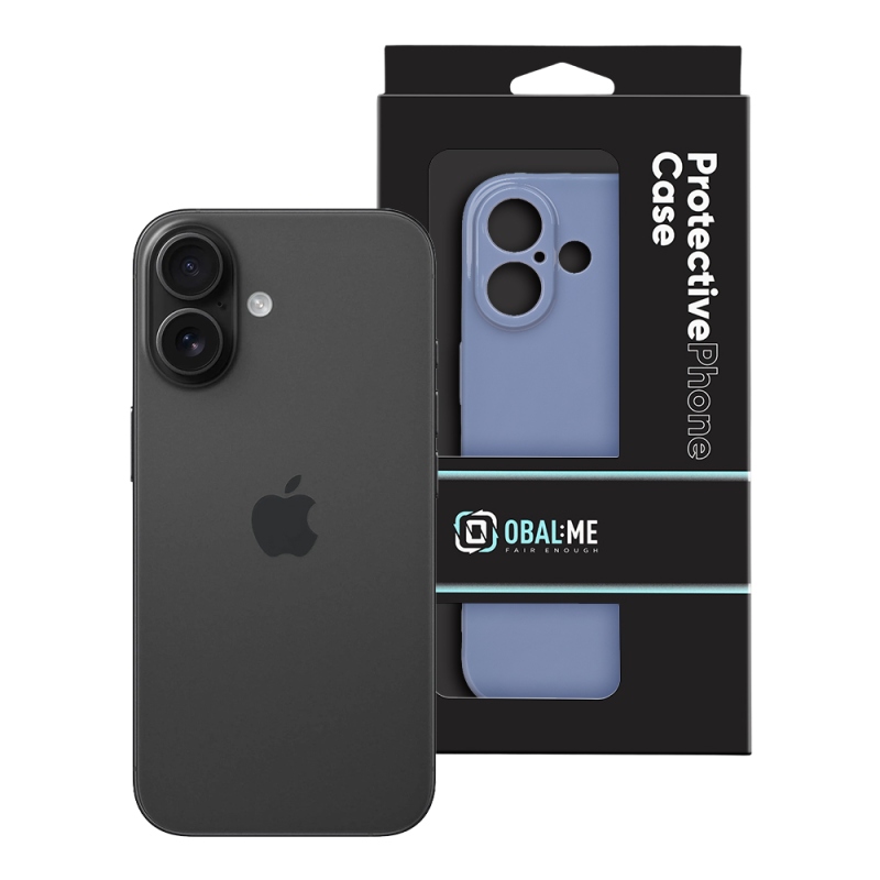 TOK: ME Glossy tok az Apple iPhone 16-hoz, Periwinkle színben