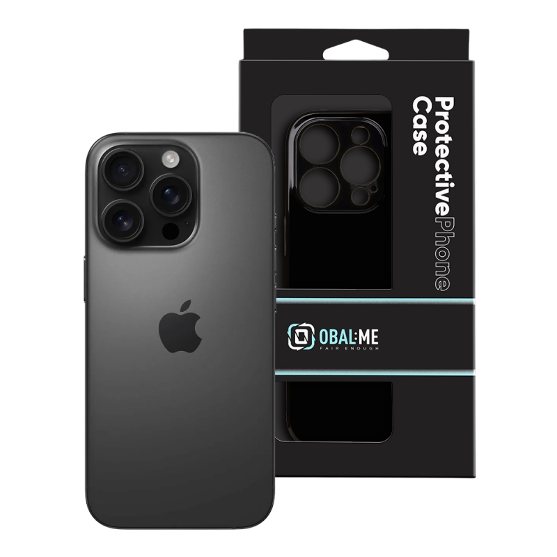 TOK: ME Glossy tok az Apple iPhone 16 Pro-hoz, fekete