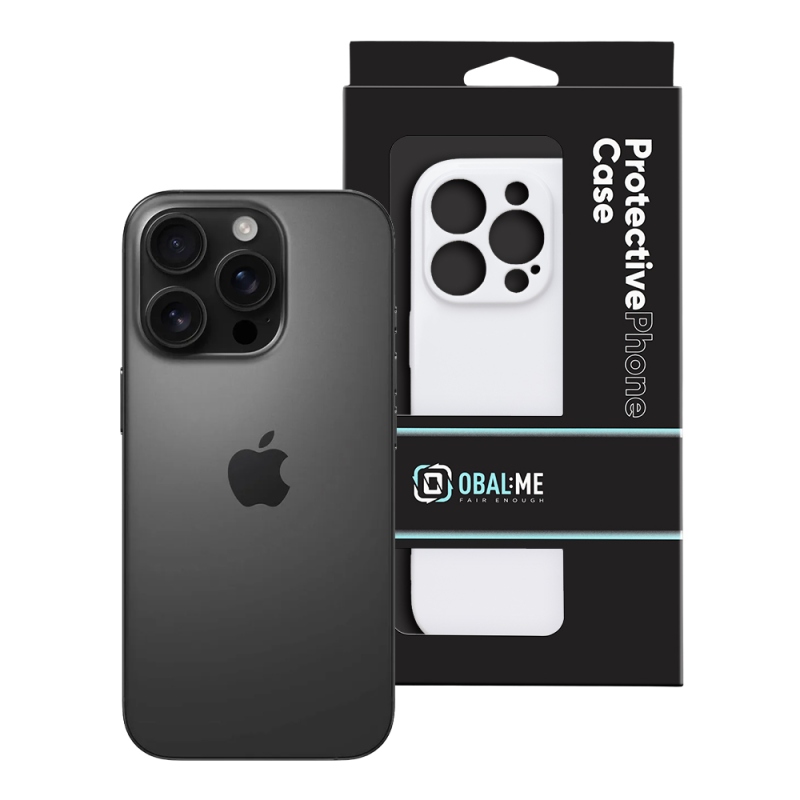 TOK: ME Glossy tok az Apple iPhone 16 Pro-hoz, fehér