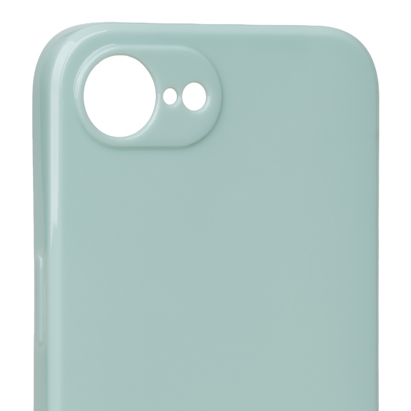 TOK: ME Glossy tok az Apple iPhone 16e/17e-hez, menta színű