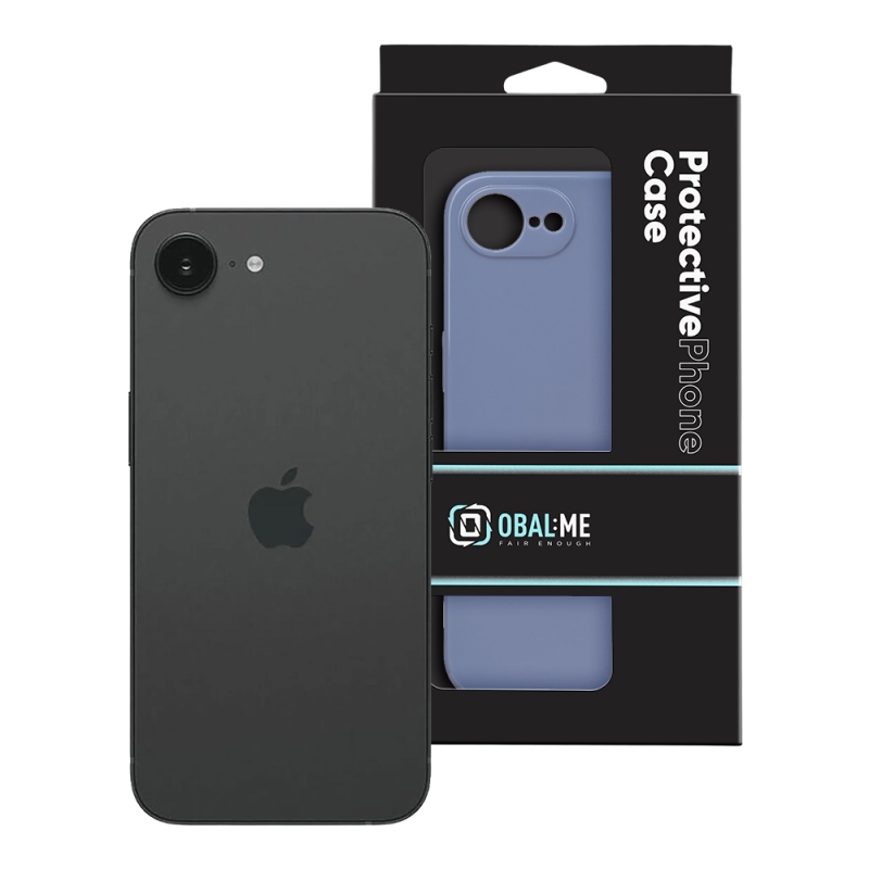 TOK: ME Glossy tok az Apple iPhone 16e/17e-hez, Periwinkle színben