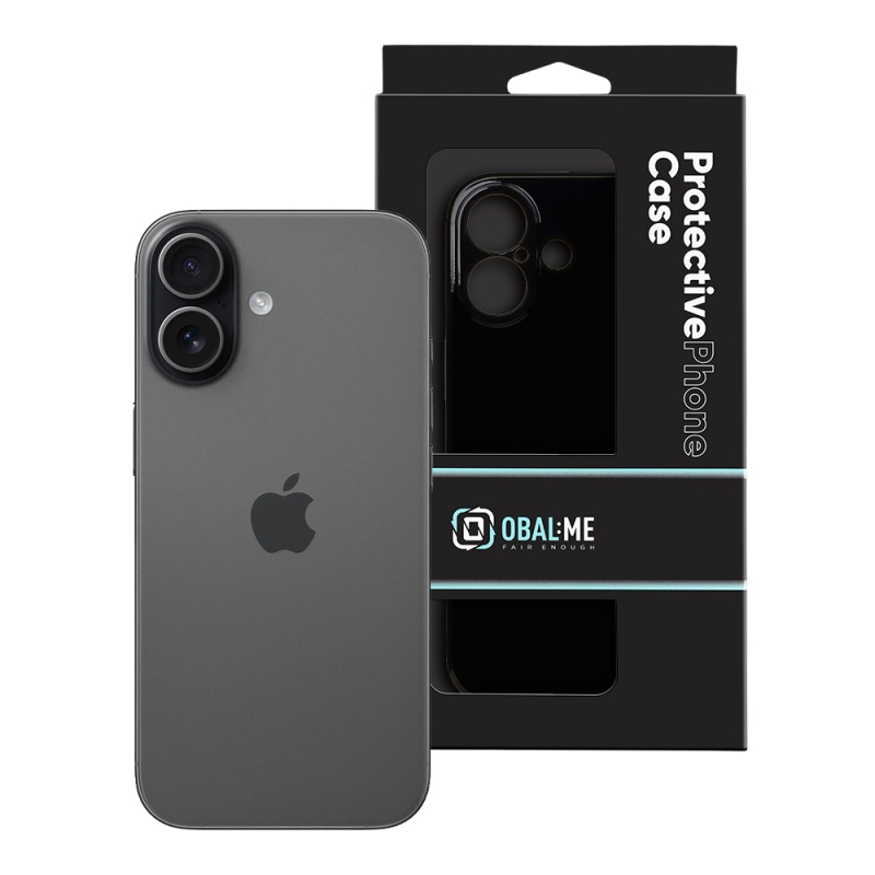 TOK: ME Glossy tok az Apple iPhone 17-hez, fekete