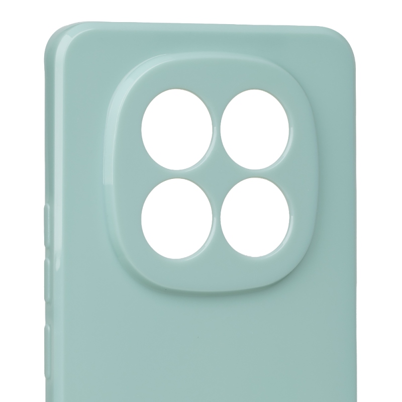 TOK: ME Glossy tok a Xiaomi Redmi Note 15 4G/5G-hez, menta színű