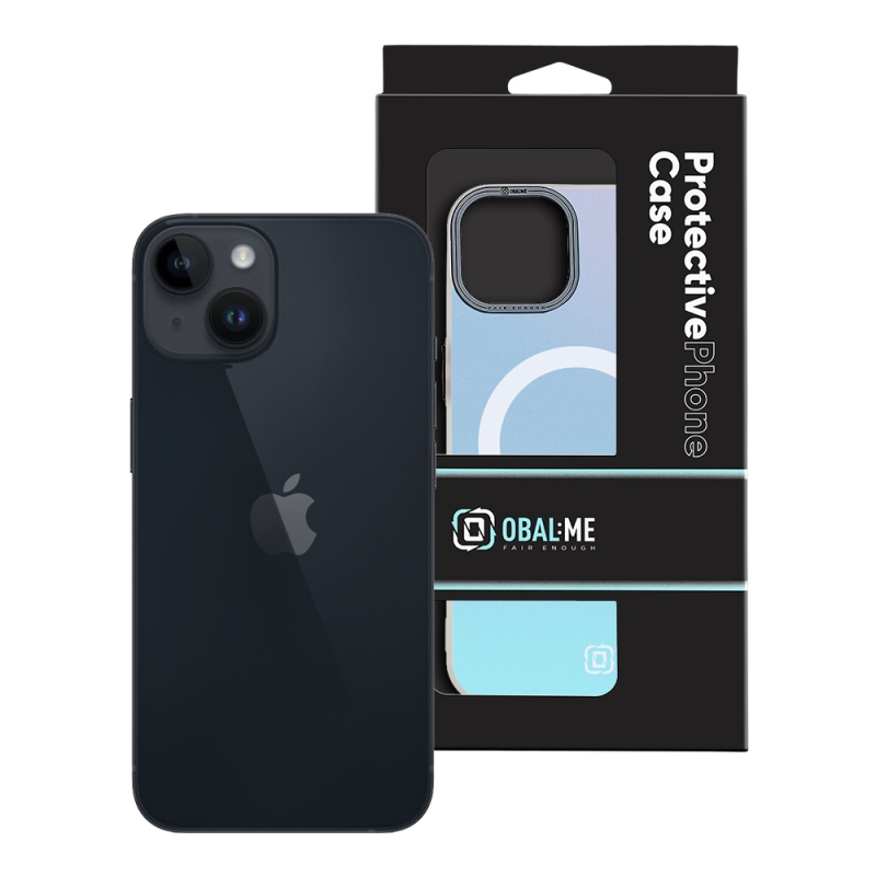 OBAL:ME HoloMag borító az Apple iPhone 14 fehér készülékhez