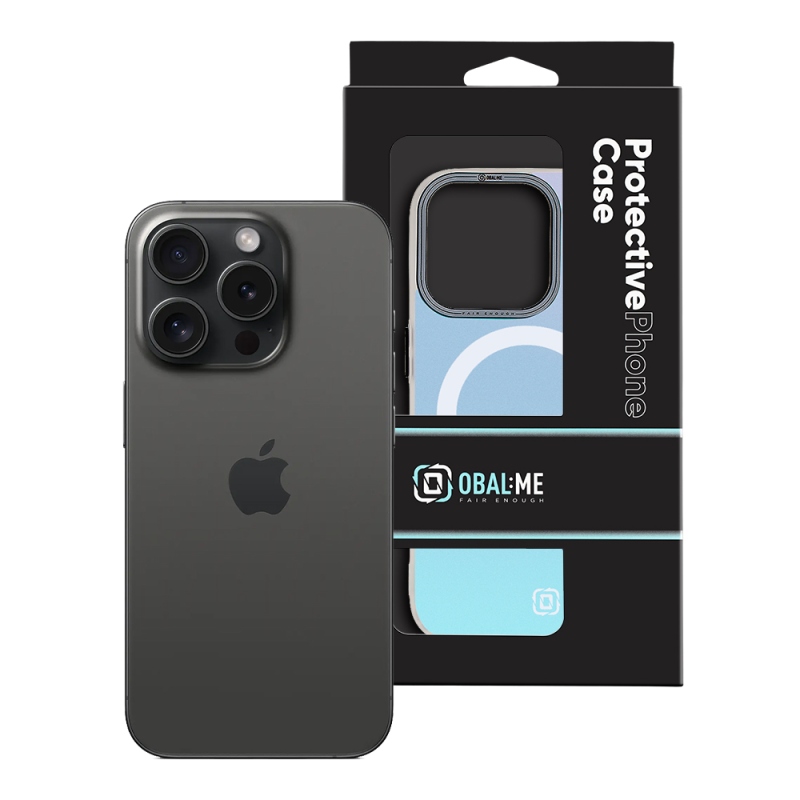 COVER:ME HoloMag borító Apple iPhone 15 Pro fehér színű készülékhez