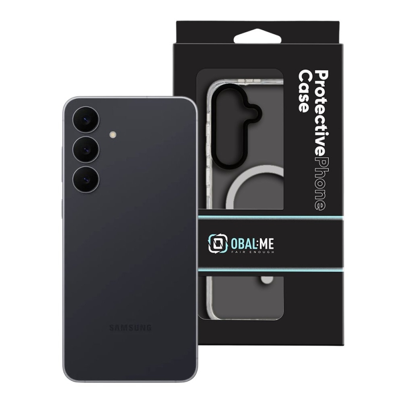 COVER:ME MagNetix Bumper Cover a Samsung Galaxy S25 FE fehér színű készülékhez