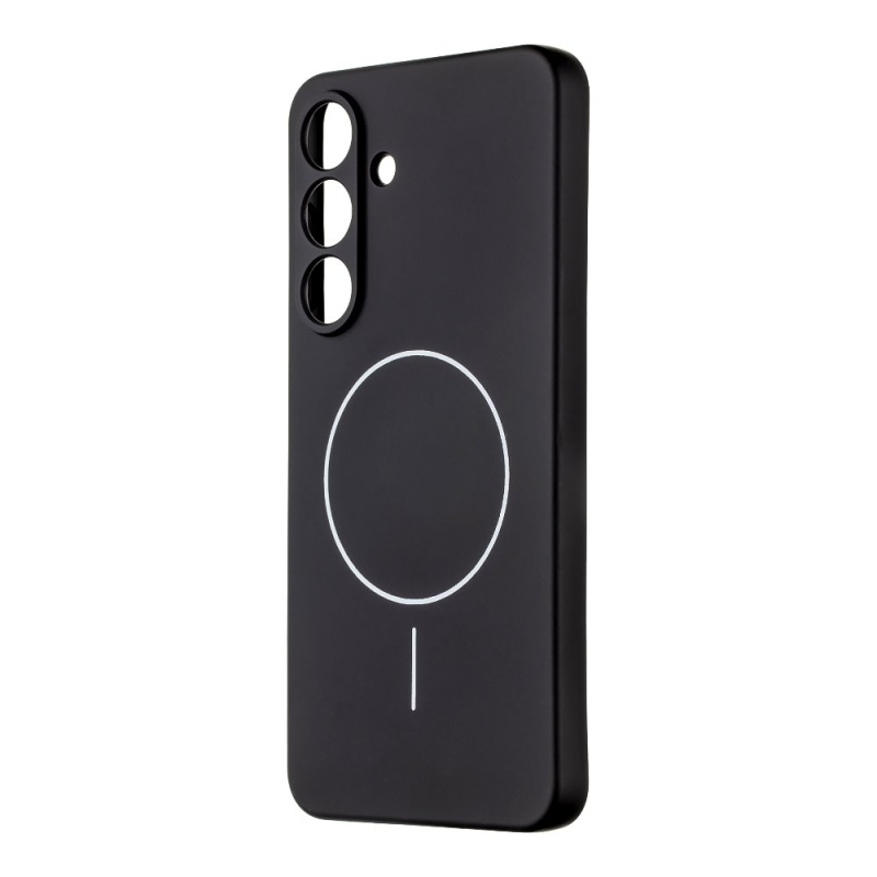 COVER:ME MagNetix matt TPU borító Samsung Galaxy S25 FE fekete színű készülékhez