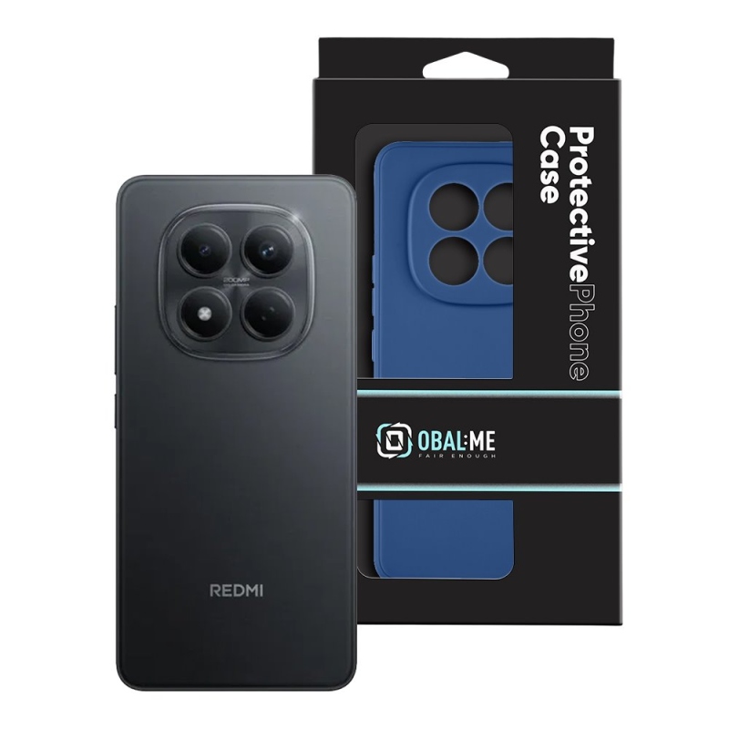 Borító:ME matt TPU borító Xiaomi Redmi Note 15 Pro 4G sötétkékhez