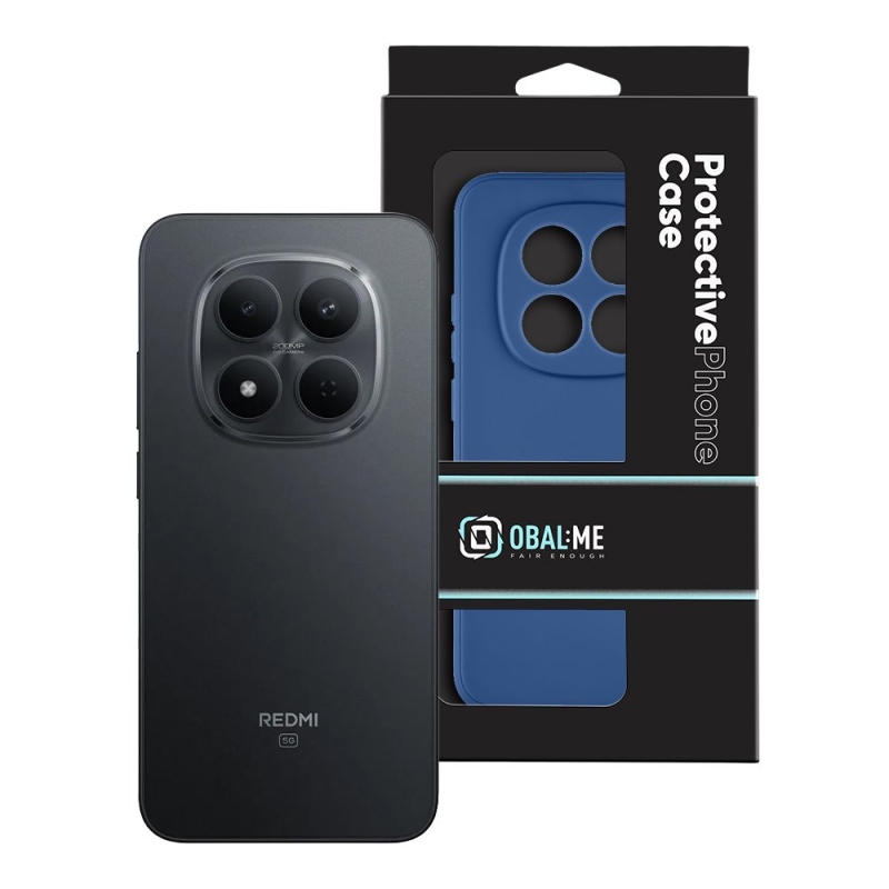 Borító:ME matt TPU borító Xiaomi Redmi Note 15 Pro 5G sötétkékhez