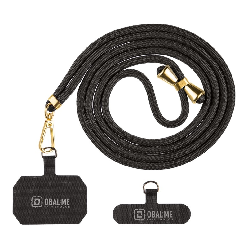 CSOMAG:ME NeckTag Allure telefonszíj Fekete