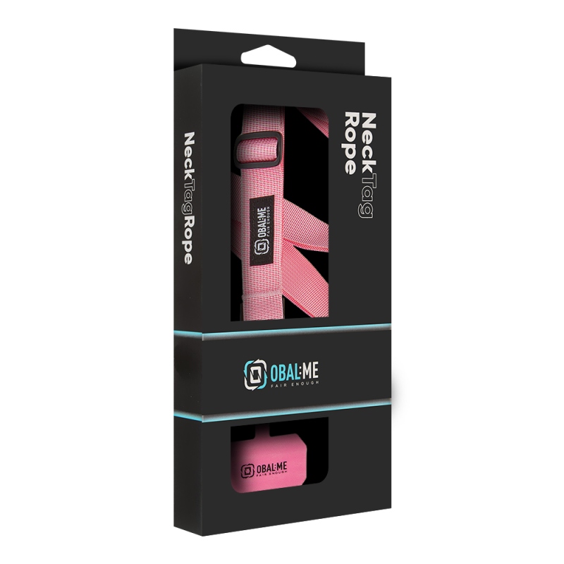 BORÍTÓ: ME NeckTag Ribbon telefonszíj rózsaszín