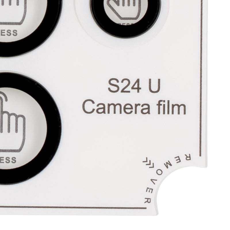 OBAL:ME lencsevédő Samsung Galaxy S24 Ultra készülékhez, titánfekete