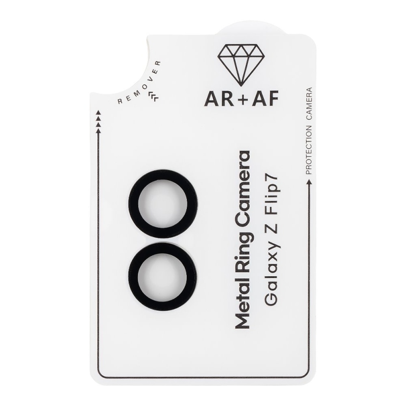 OBAL:ME lencsevédő Samsung Galaxy Z Flip 7/FE készülékhez, fekete